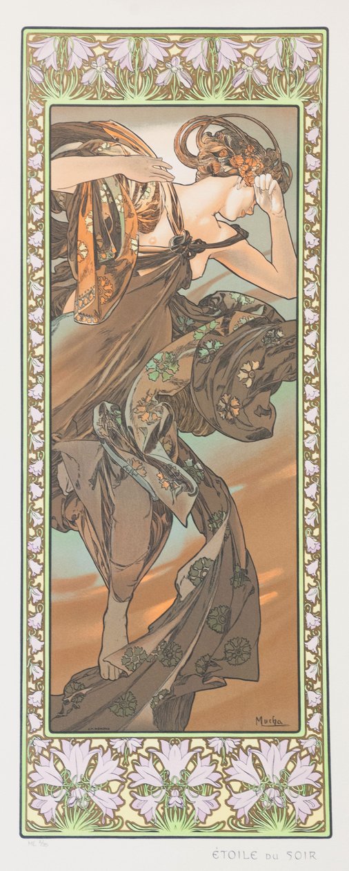 Evening Star Az Estcsillag, 1902. alkotó: Alphonse Mucha