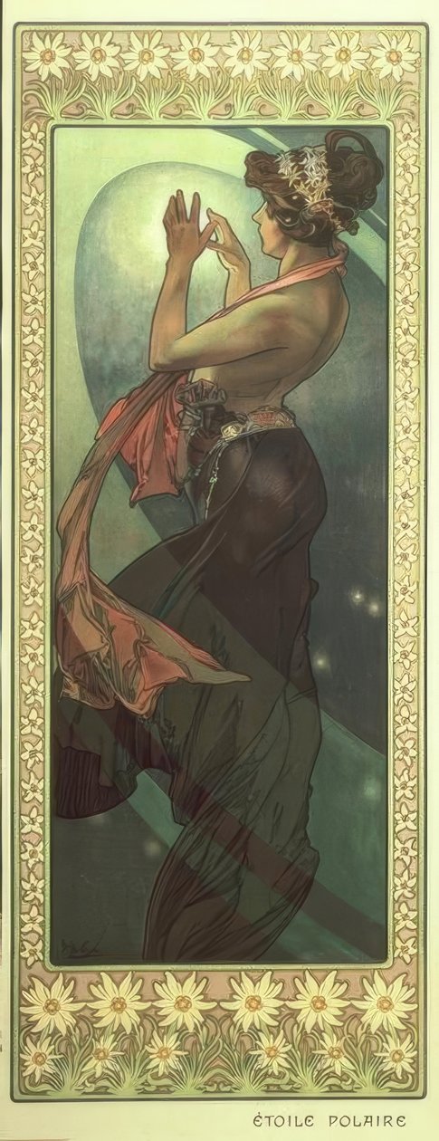 északi csillag alkotó: Alphonse Mucha