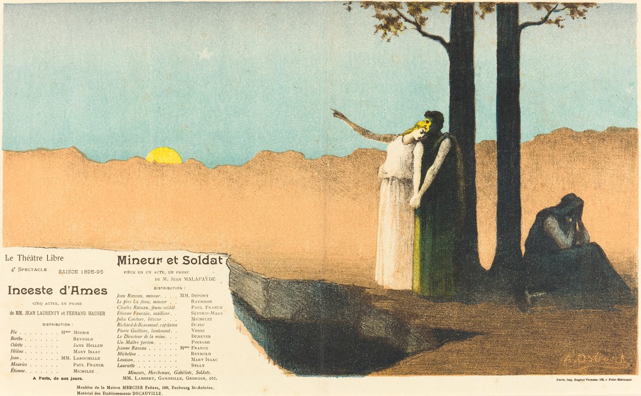 A lélekfertőzés; bányász és katona alkotó: Alphonse Osbert