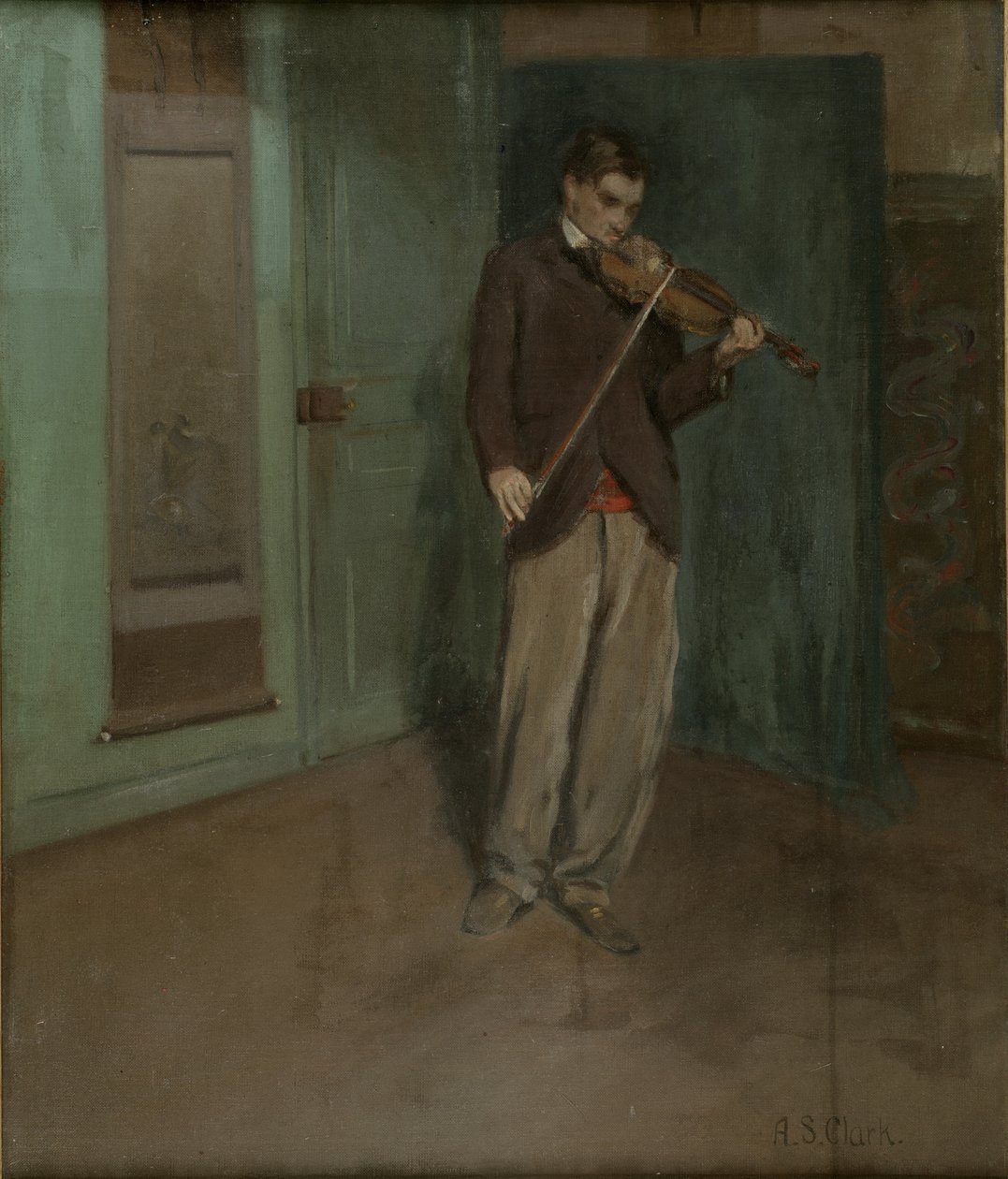 Hegedűművész alkotó: Alson Skinner Clark