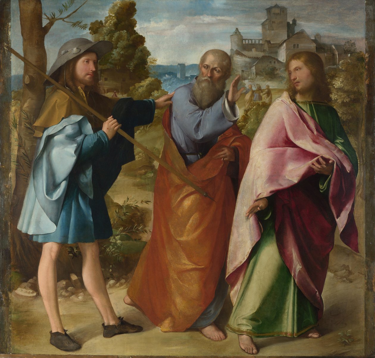 Az emmauszi út c. 1516 alkotó: Altobello Melone