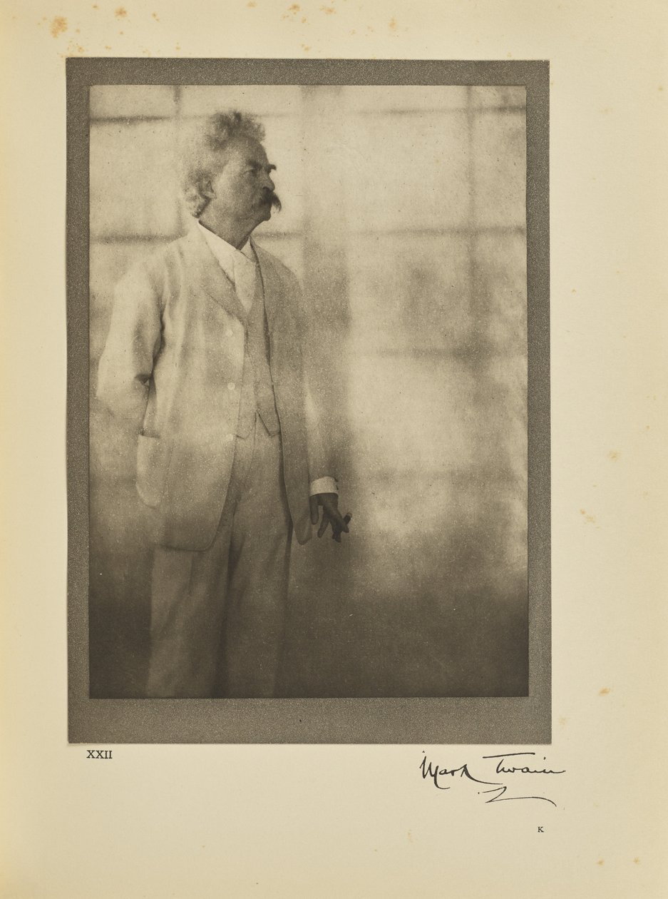 Mark Twain (Samuel Langhorne Clemens) alkotó: Alvin Langdon Coburn