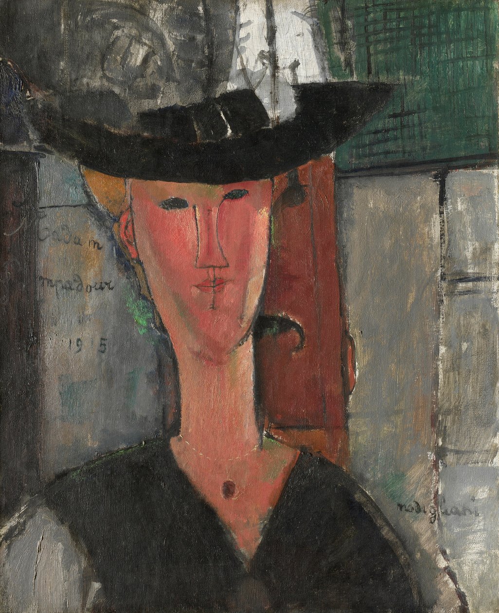 Madam Pompadour, 1915. alkotó: Amedeo Modigliani