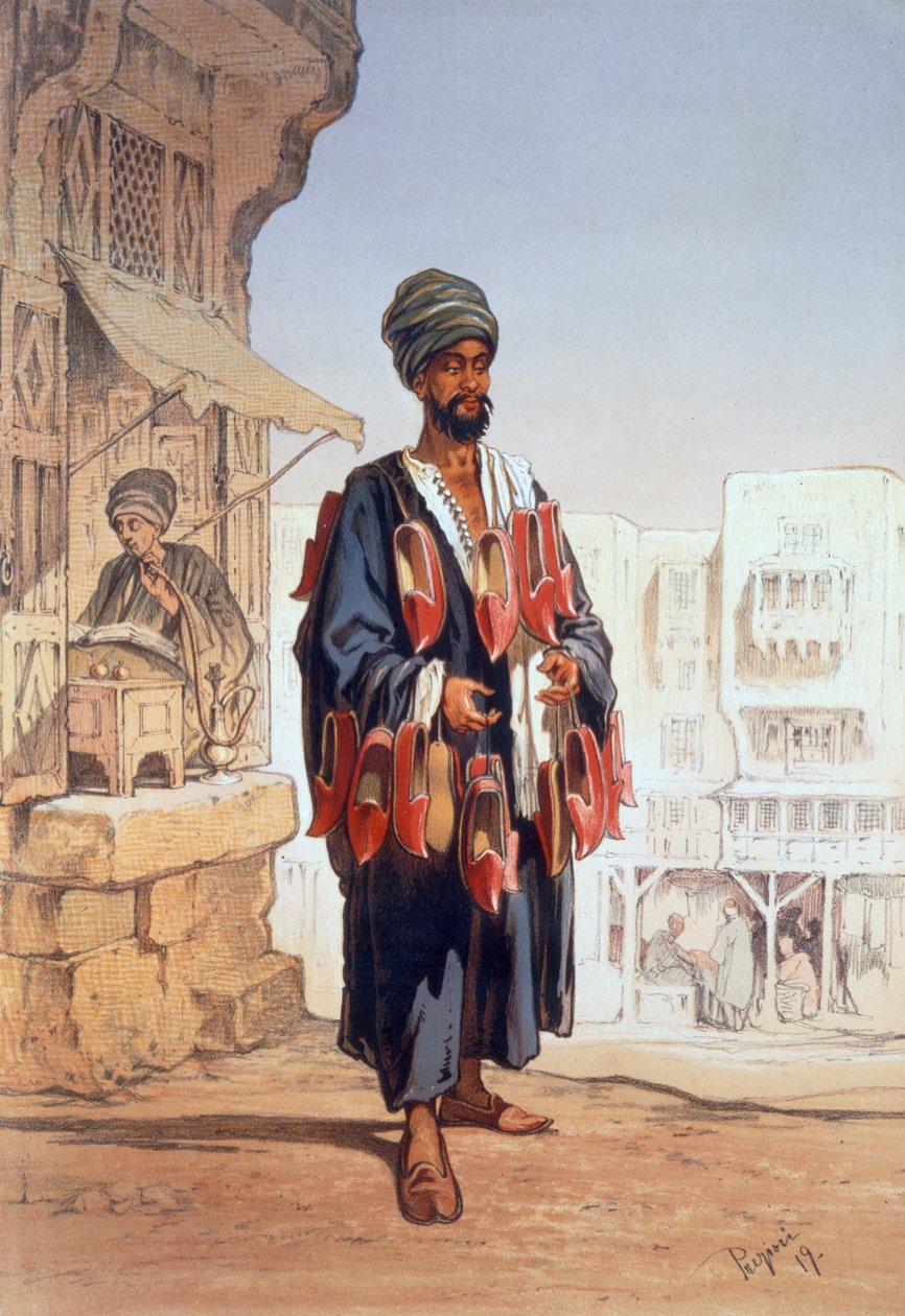 A papucsárus, 1862 alkotó: Amadeo Preziosi