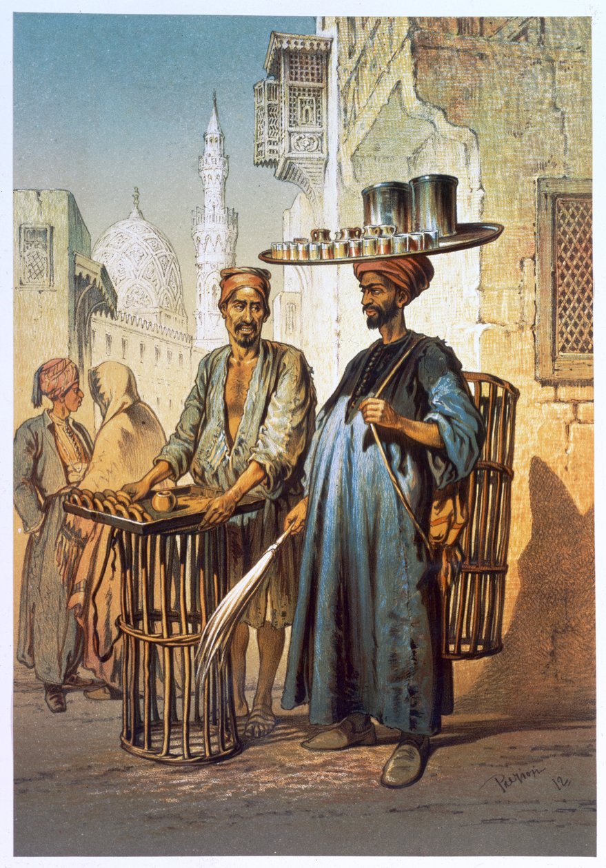 A teaárus, 1862 alkotó: Amadeo Preziosi