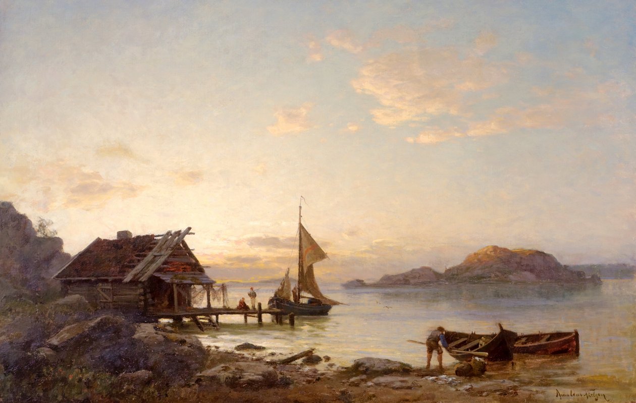 Este a parton alkotó: Amaldus Nielsen