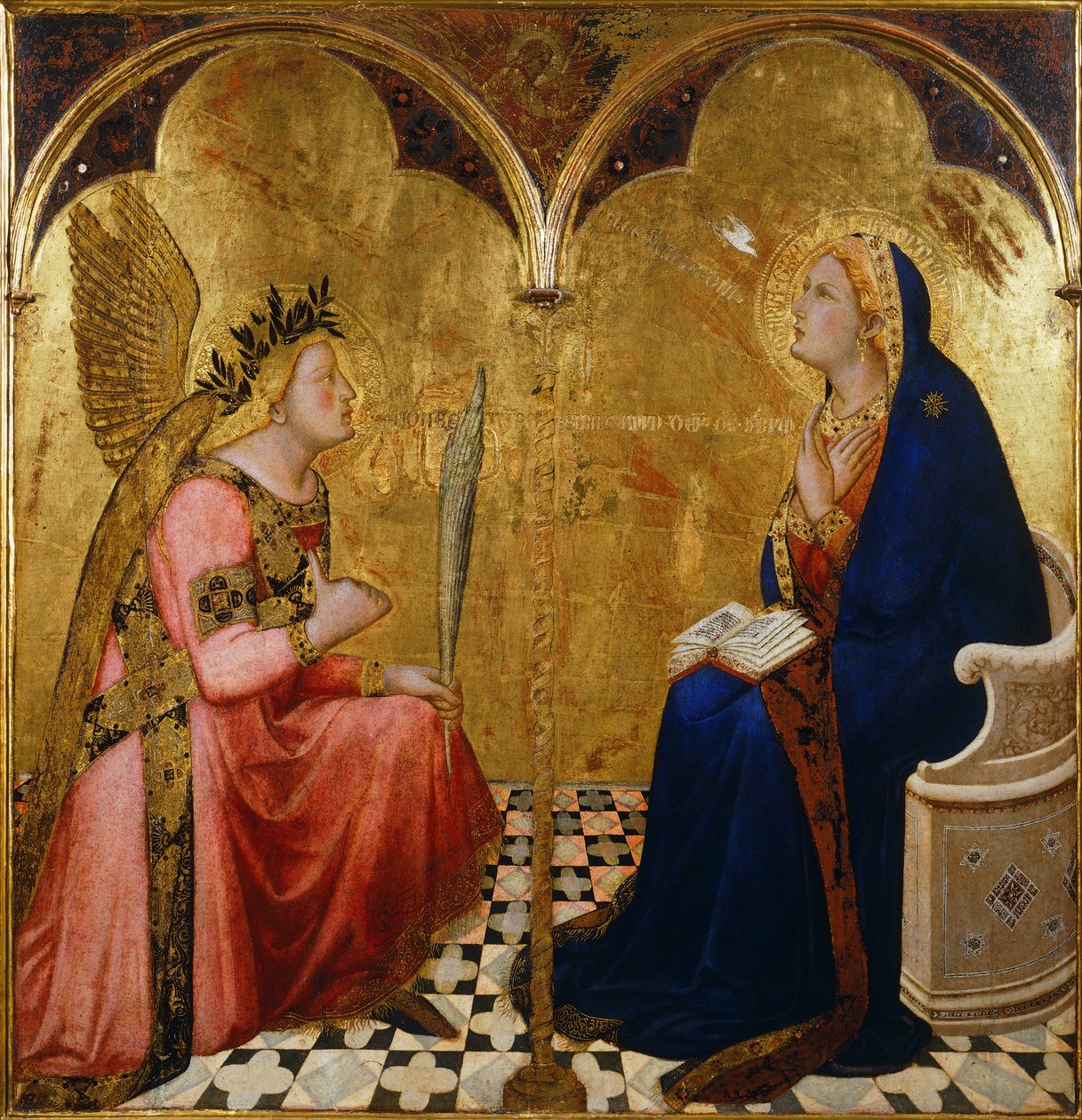 Angyali Üdvözlet alkotó: Ambrogio Lorenzetti