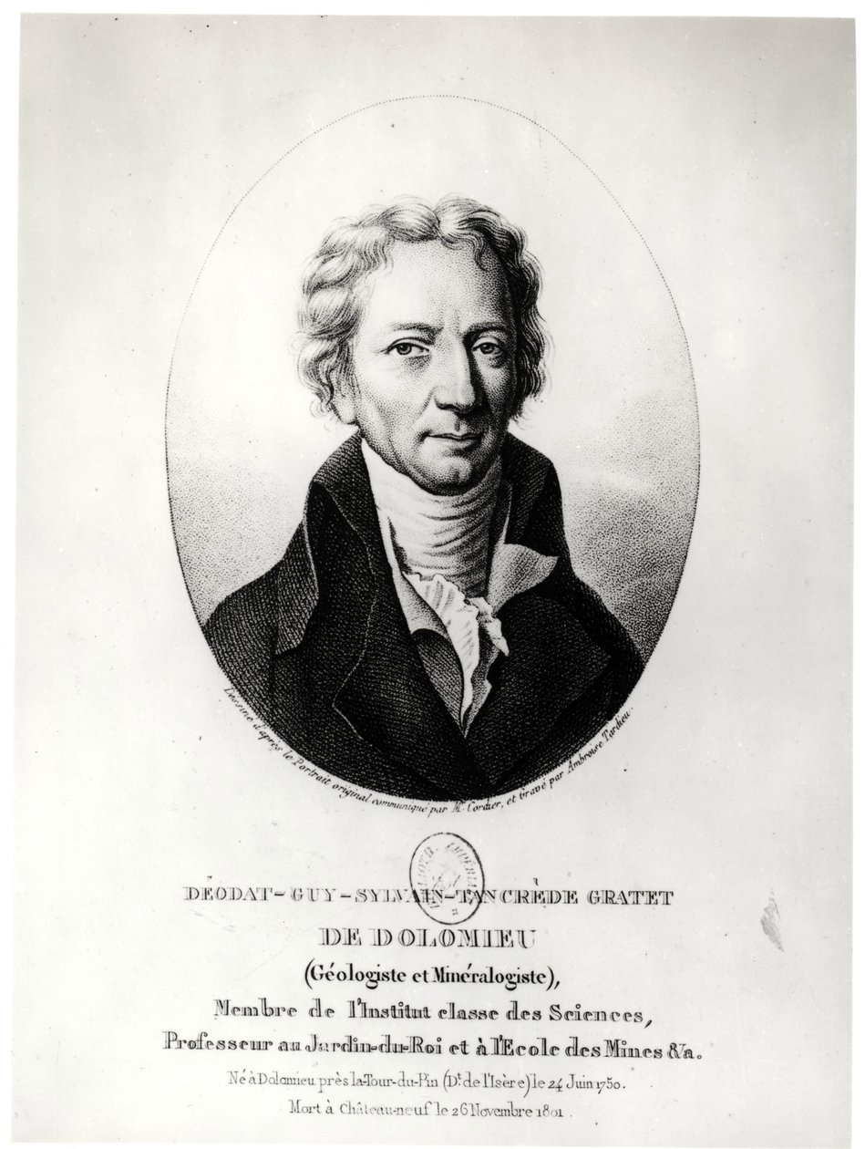 Dieudonne Dolomieu (1750-1801) alkotó: Ambroise Tardieu