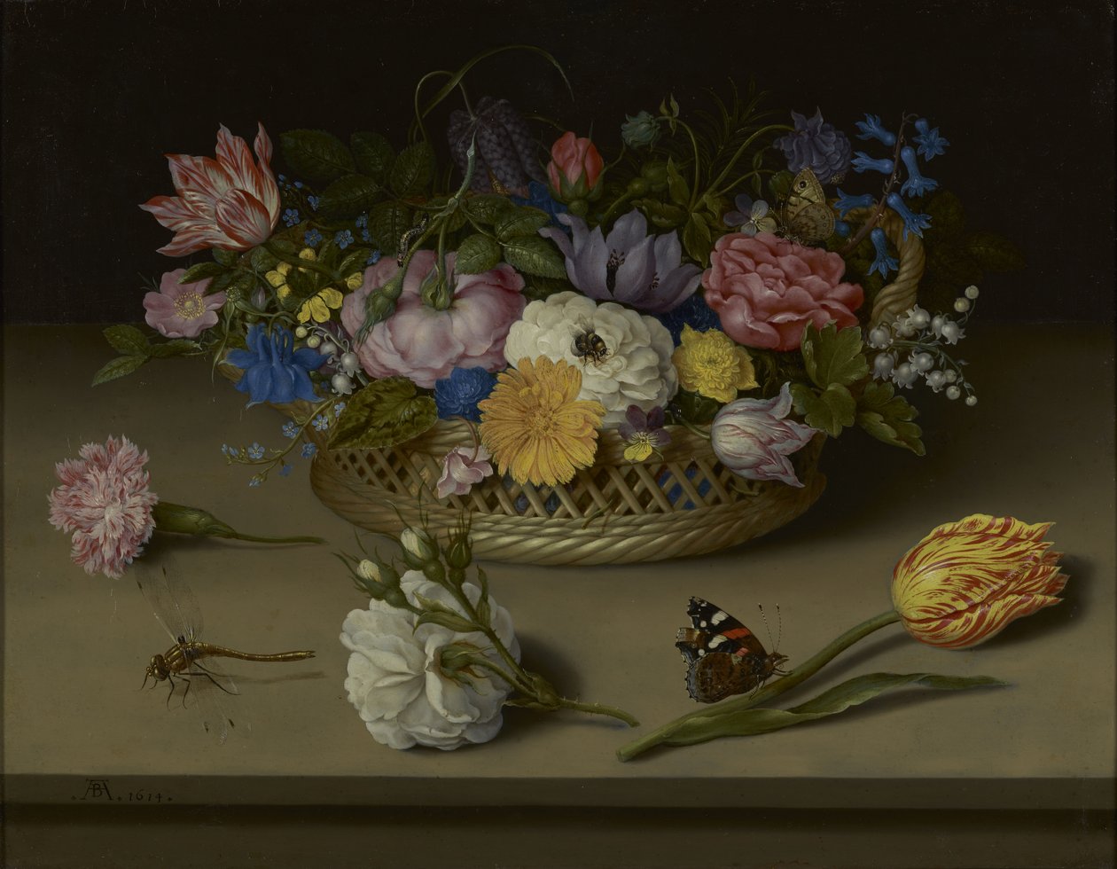 Virág csendélet alkotó: Ambrosius the Elder Bosschaert