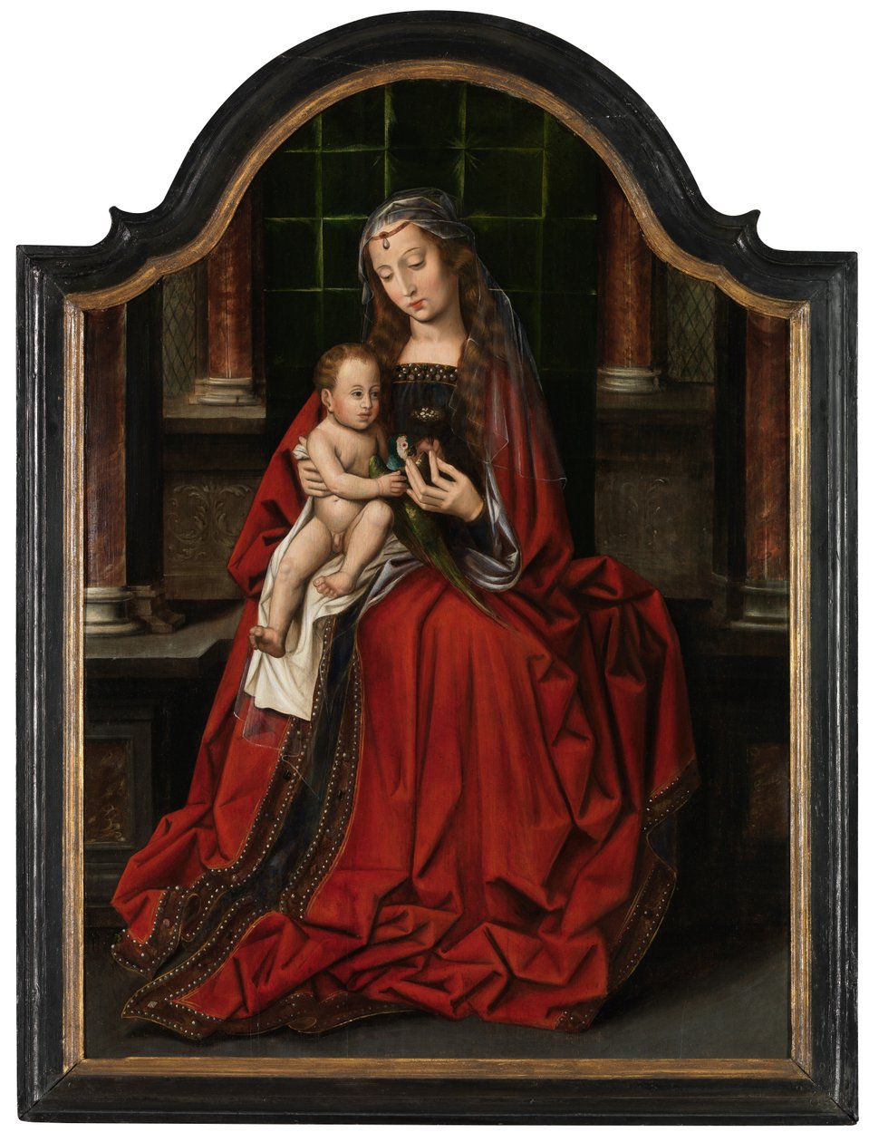 Madonna (olaj a panelen) alkotó: Ambrosius Benson