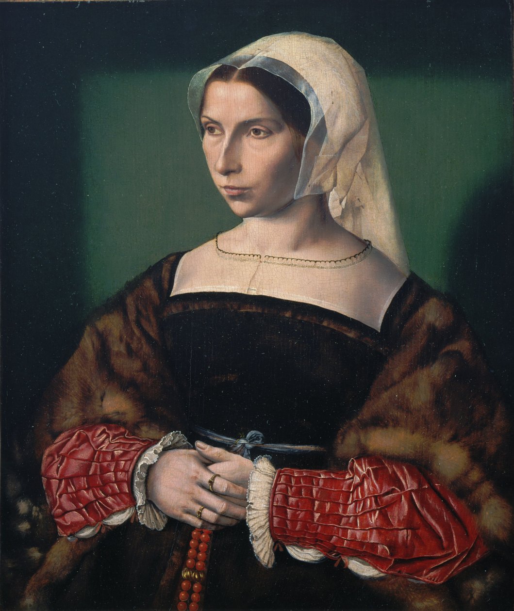 Anne Stafford portréja alkotó: Ambrosius Benson