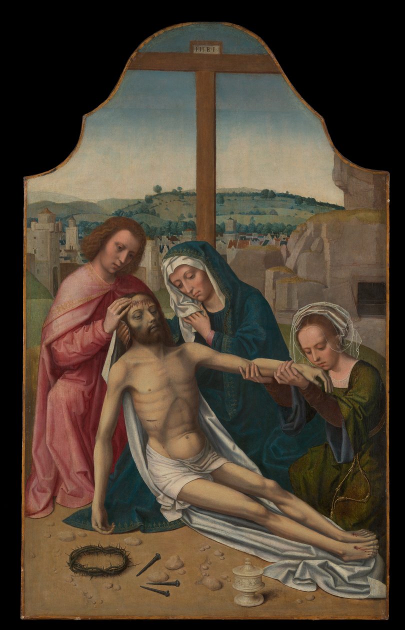 The Lamentation, kb. 1520-25. alkotó: Ambrosius Benson