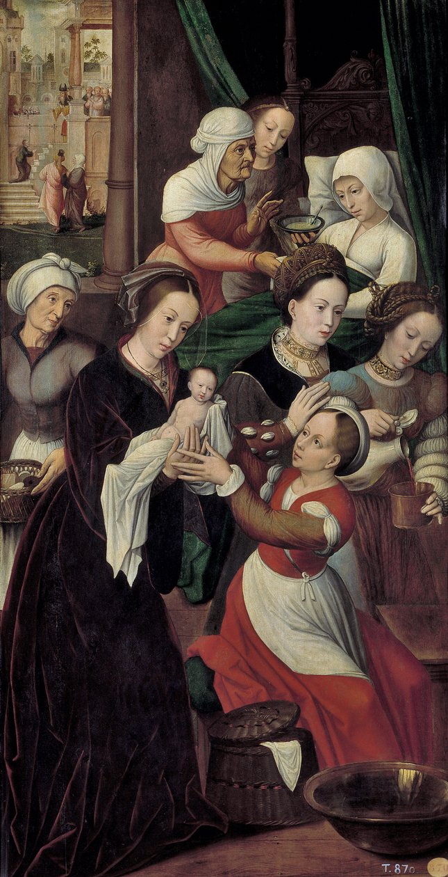 Szűz Mária születése alkotó: Ambrosius Benson