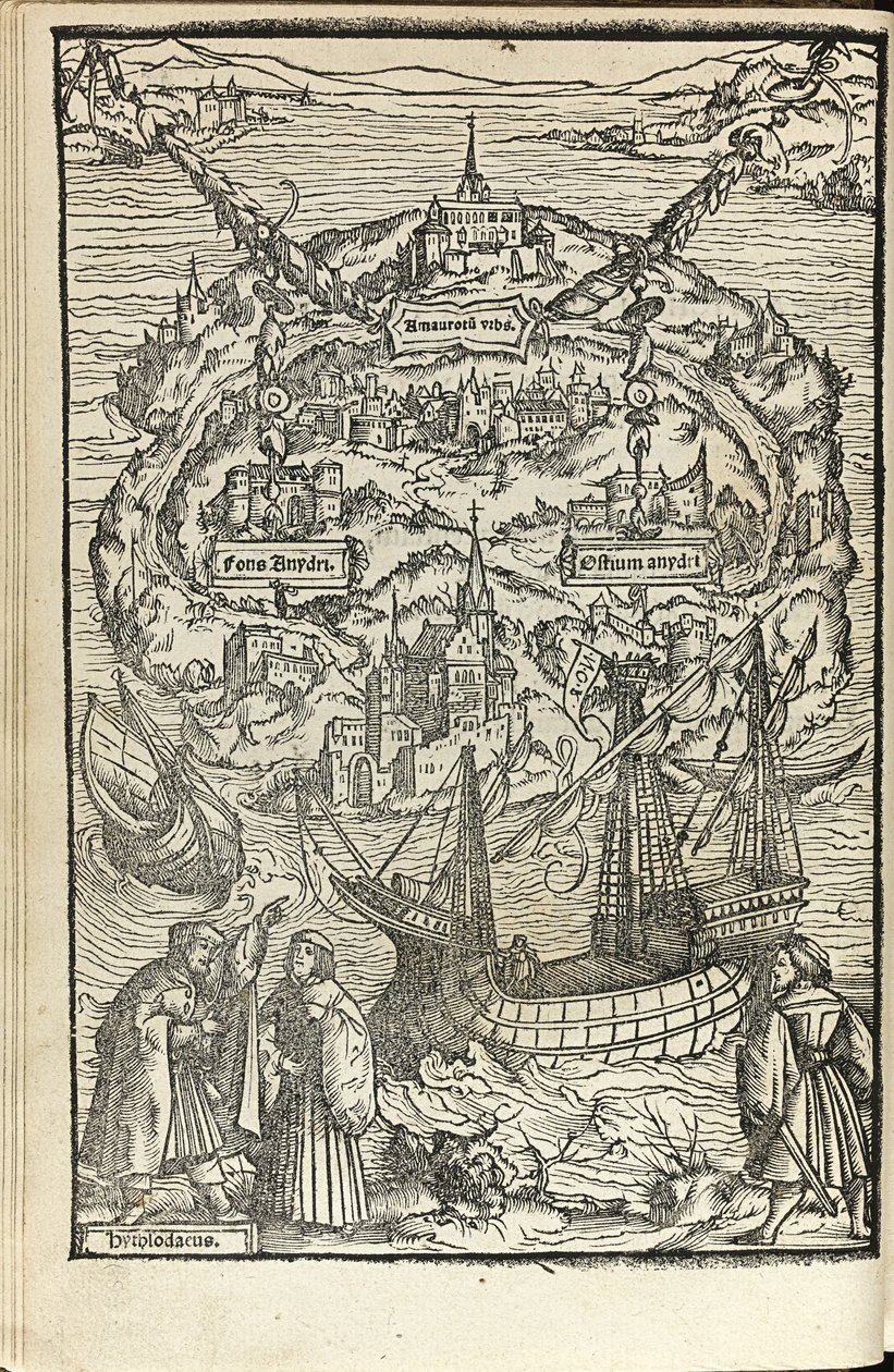 Thomas More utópiája, 1518 alkotó: Ambrosius Holbein