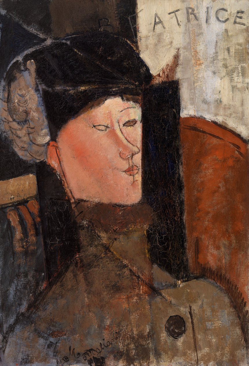 Beatrice (Beatrice Hastings portréja) alkotó: Amedeo Modigliani