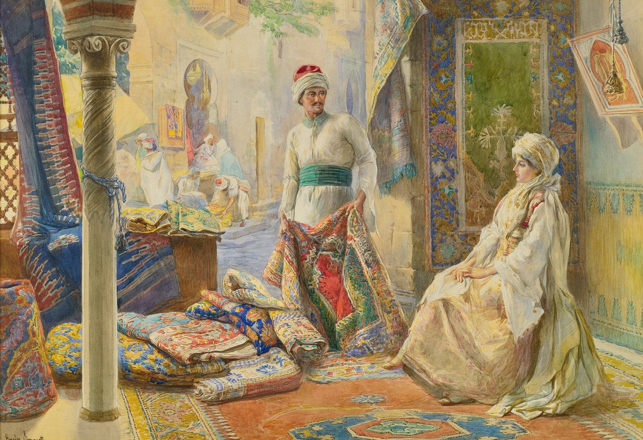 A szőnyeg kereskedő alkotó: Amedeo Simonetti