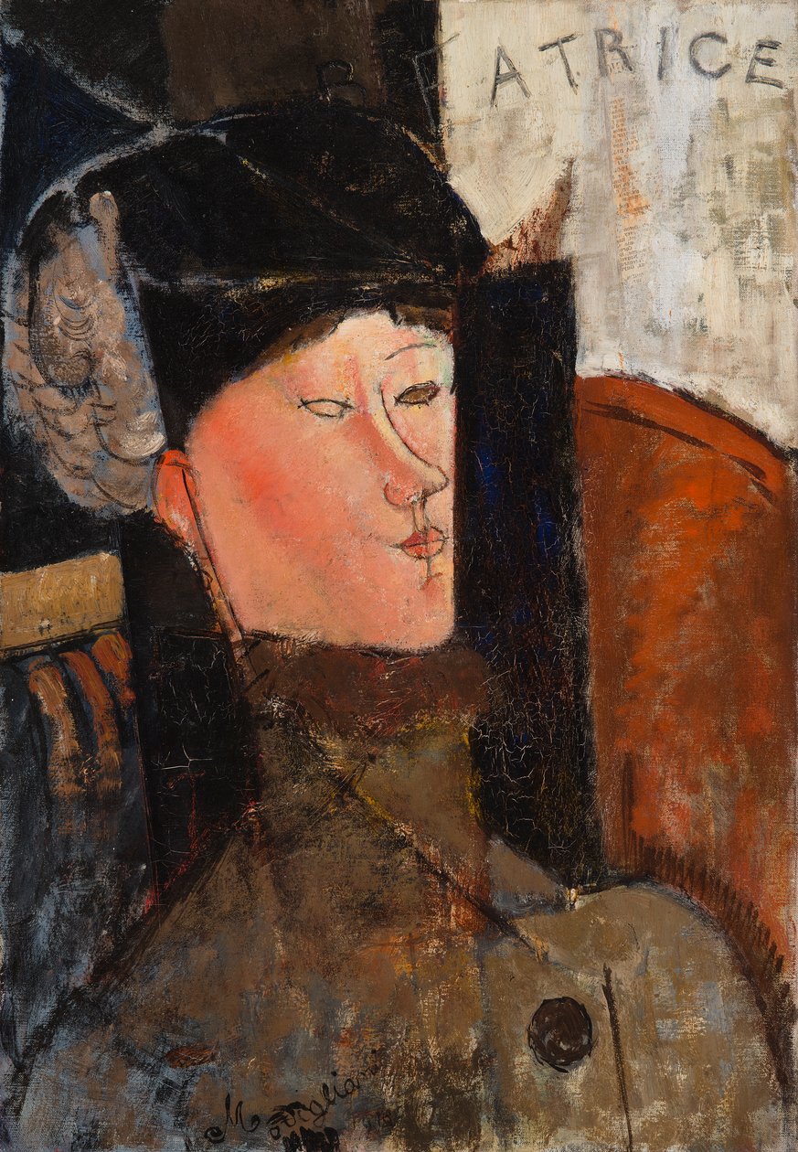 Beatrice (Beatrice Hastings portréja) alkotó: Amedeo Modigliani