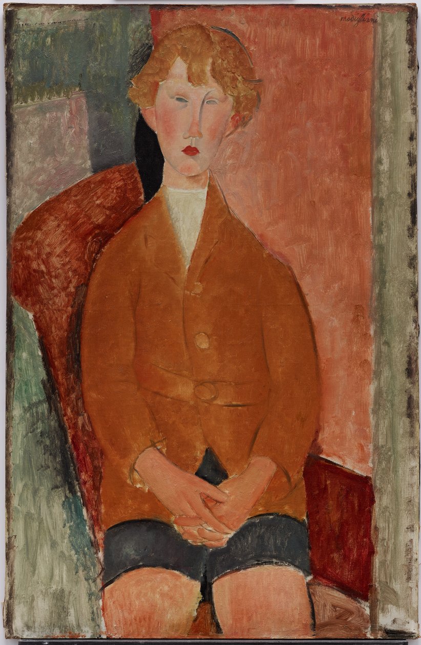 Fiú rövidnadrágban alkotó: Amedeo Modigliani