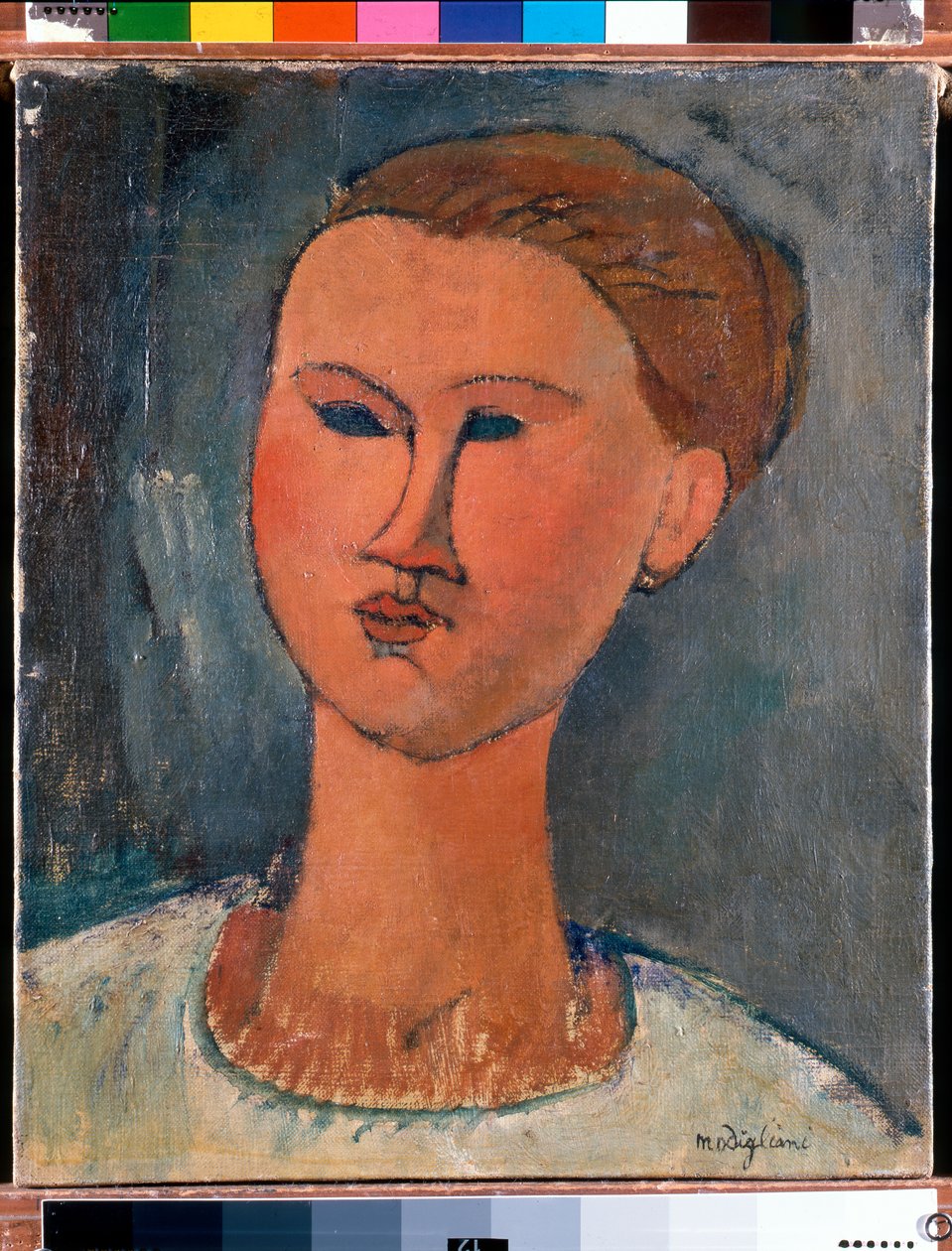 A fiatal hölgy vezetője alkotó: Amedeo Modigliani