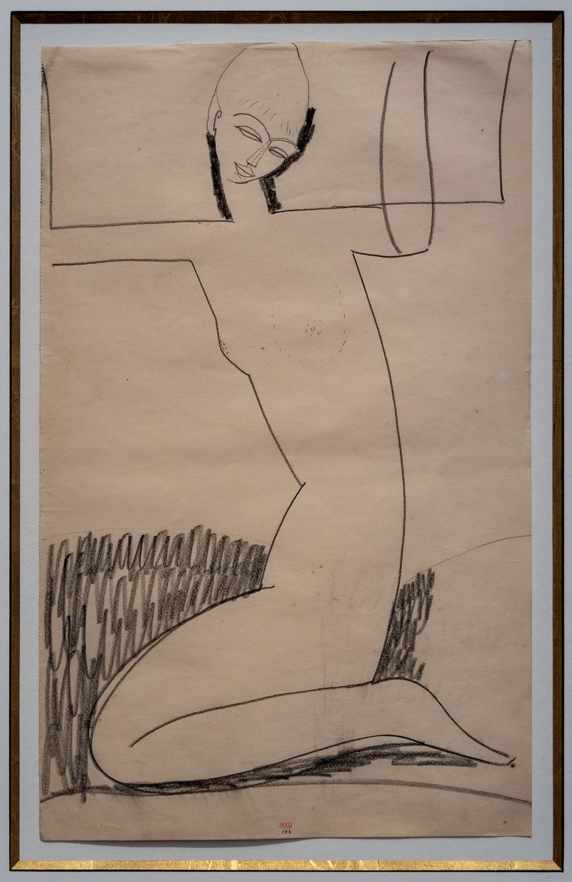 Térdelő kariatidák alkotó: Amedeo Modigliani