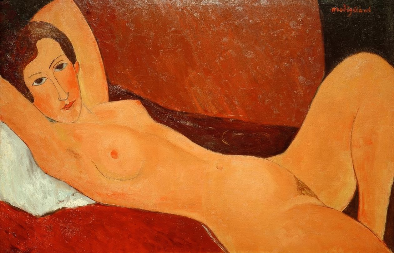 Fekvő akt (Celine Howard) alkotó: Amedeo Modigliani