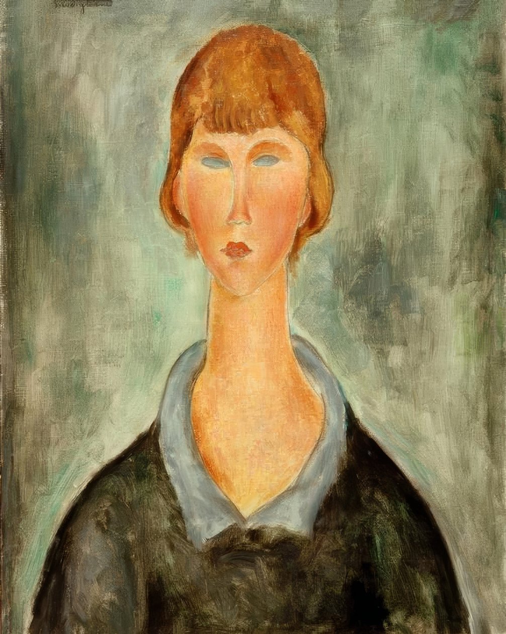 Egy fiatal nő portréja alkotó: Amedeo Modigliani