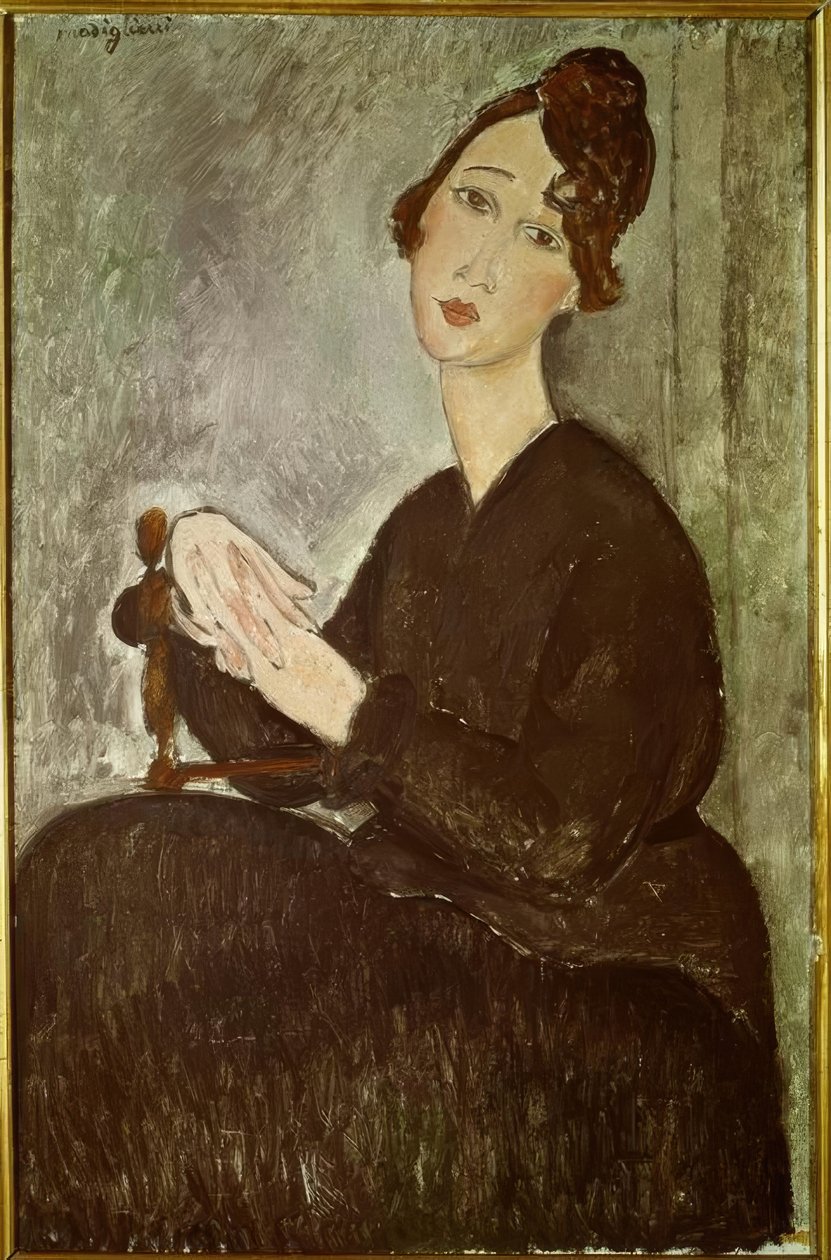 Dédie portréja (Odette Hayden) alkotó: Amedeo Modigliani