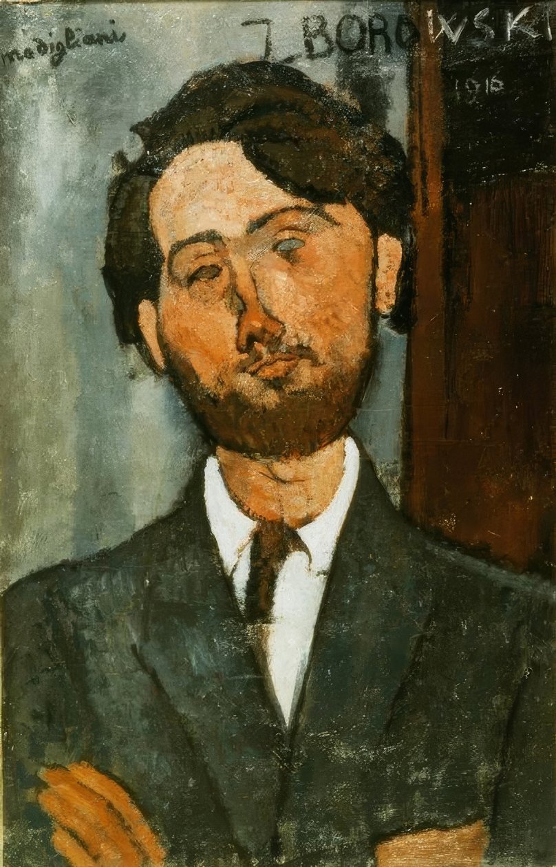 Leopold Zborowski portréja alkotó: Amedeo Modigliani