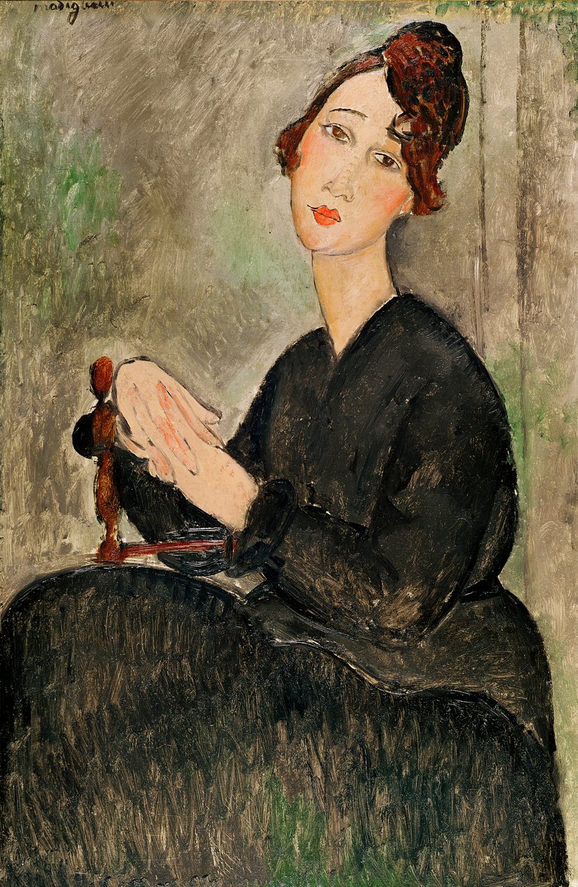 Dedie Hayden portréja, 1918 alkotó: Amedeo Modigliani