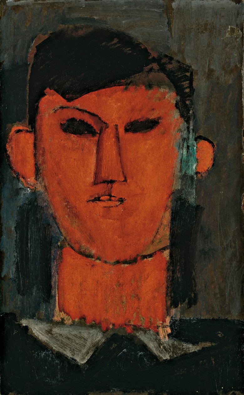 Pablo Picasso portréja, c. 1915. alkotó: Amedeo Modigliani