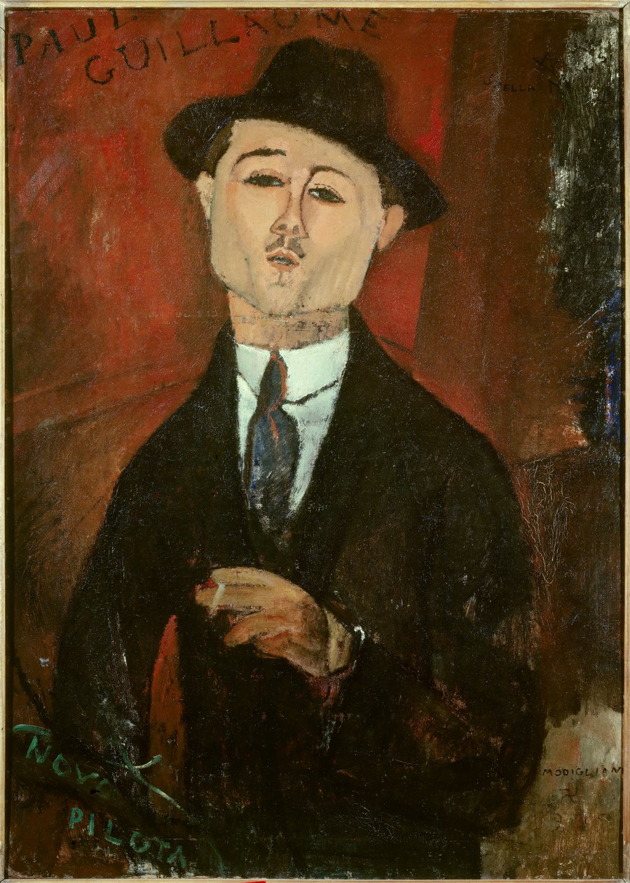 Paul Guillaume portréja alkotó: Amedeo Modigliani