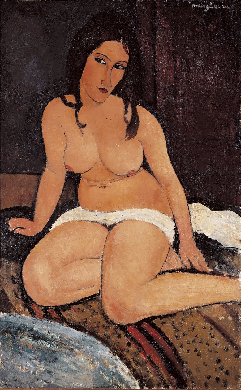 Ülő akt, 1917 alkotó: Amedeo Modigliani