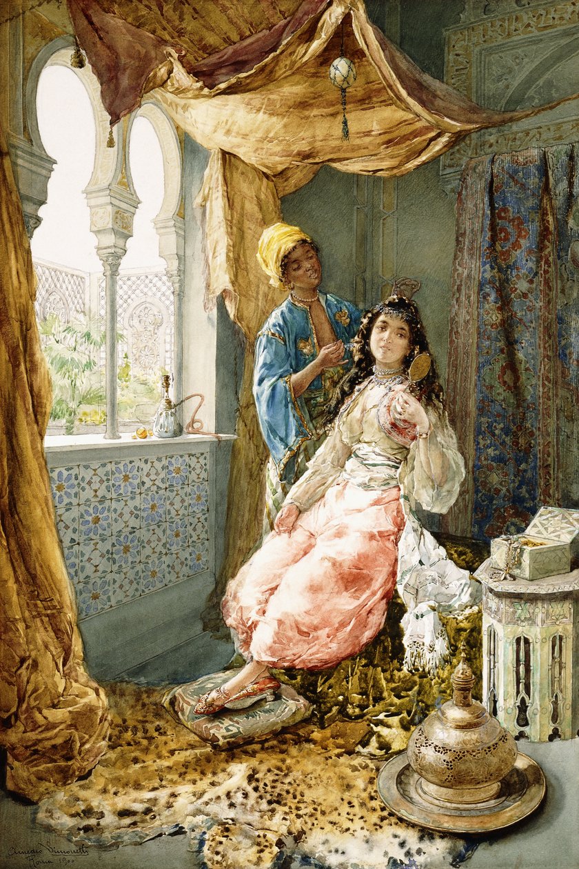A szultán kedvence, 1900 alkotó: Amedeo Momo Simonetti