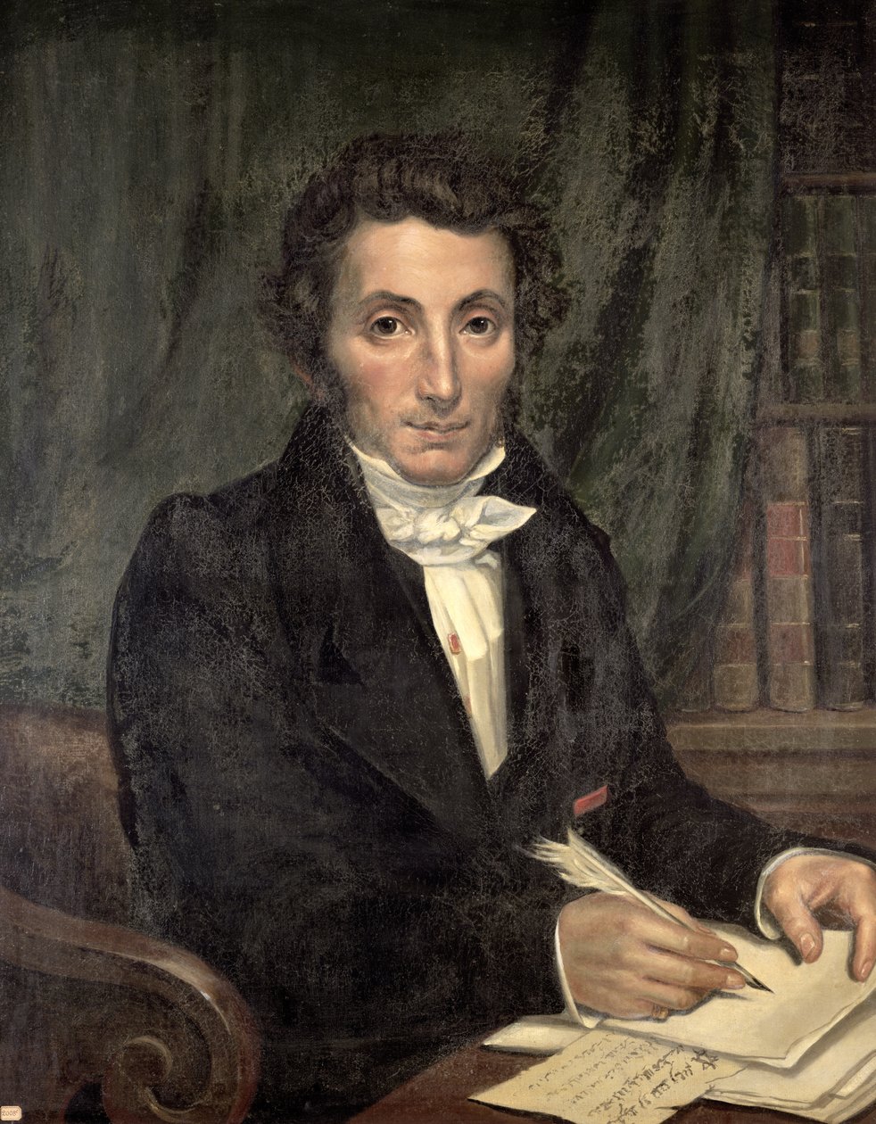 Rene Caillie (1799-1838), északnyugat-afrikai francia felfedező portréja, 1830 alkotó: Amelie Legrand de Saint Aubin