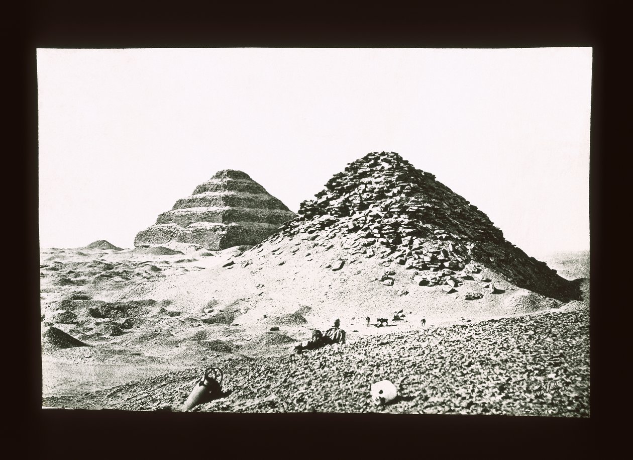 Lépcsős piramis, Sakkara, 3. dinasztia (lámpás csúszda) alkotó: American Photographer
