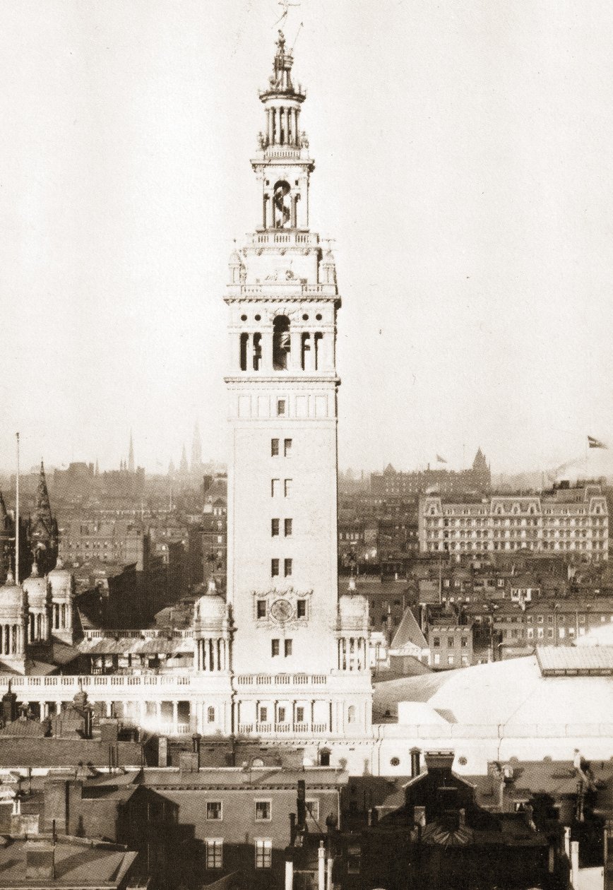 A második Madison Square Garden, a Madison Square mellett, 1895 körül alkotó: American Photographer
