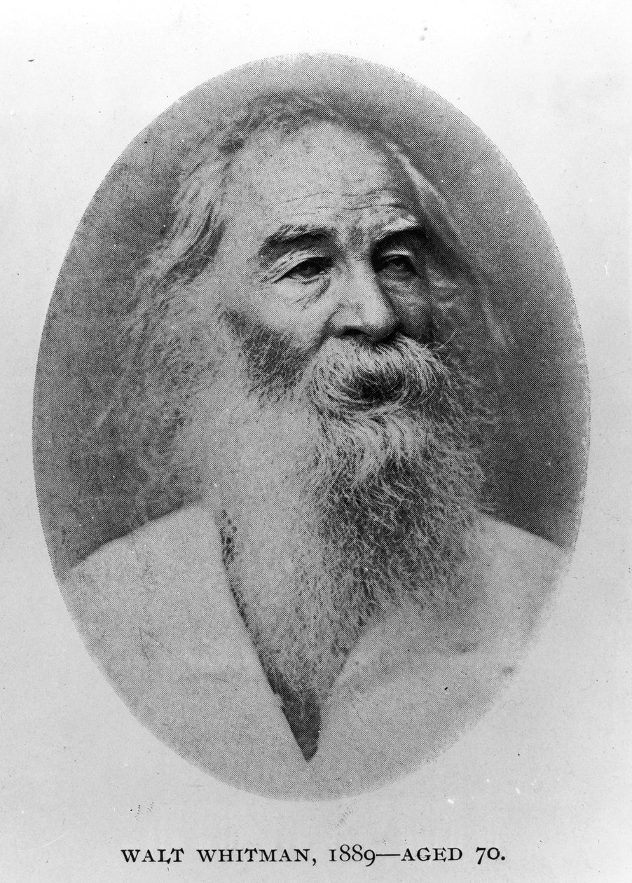 Walt Whitman, 1889-ben fényképezte alkotó: American Photographer