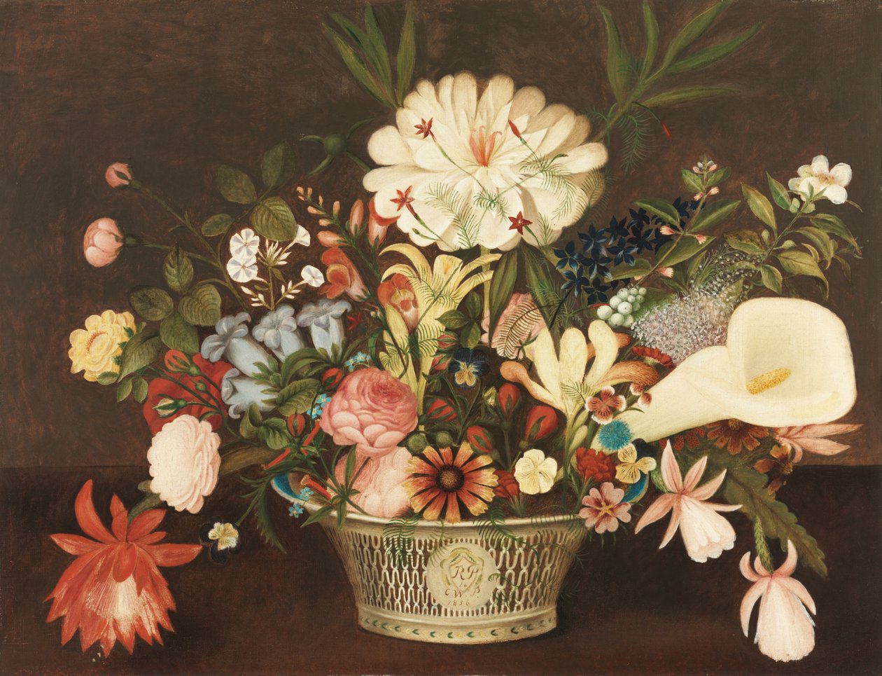 A természetből a kertben alkotó: Rubens Peale