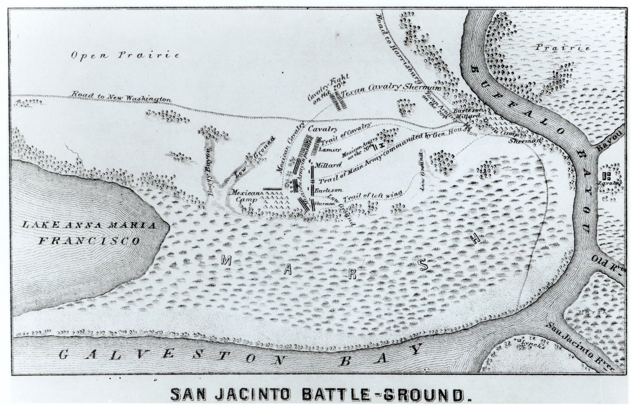 A San Jacinto-i csata alaprajza alkotó: American School