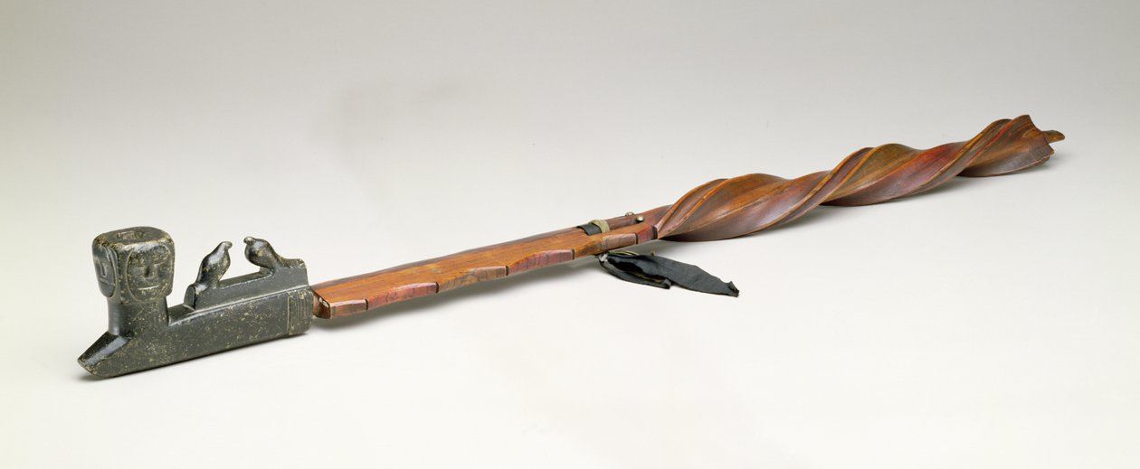 Csőszár, Chippewa, 1850 körül (fa és fém) alkotó: American School