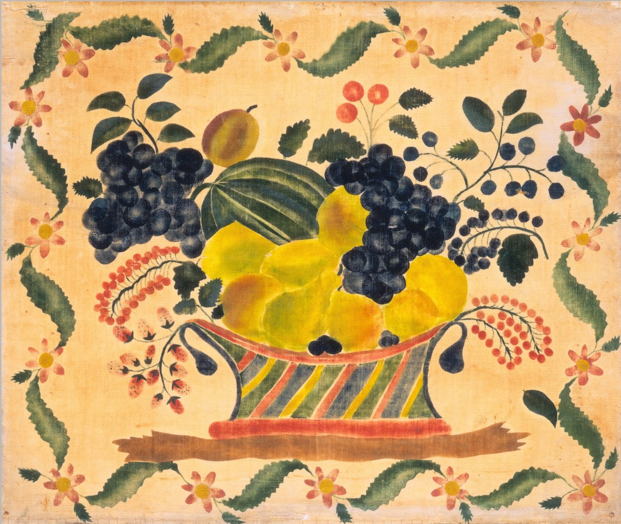 Gyümölcskosár alkotó: American 19th Century