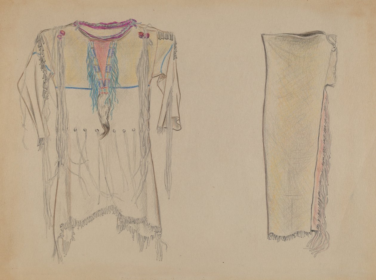 Buckskin ing és leggings alkotó: American 20th Century