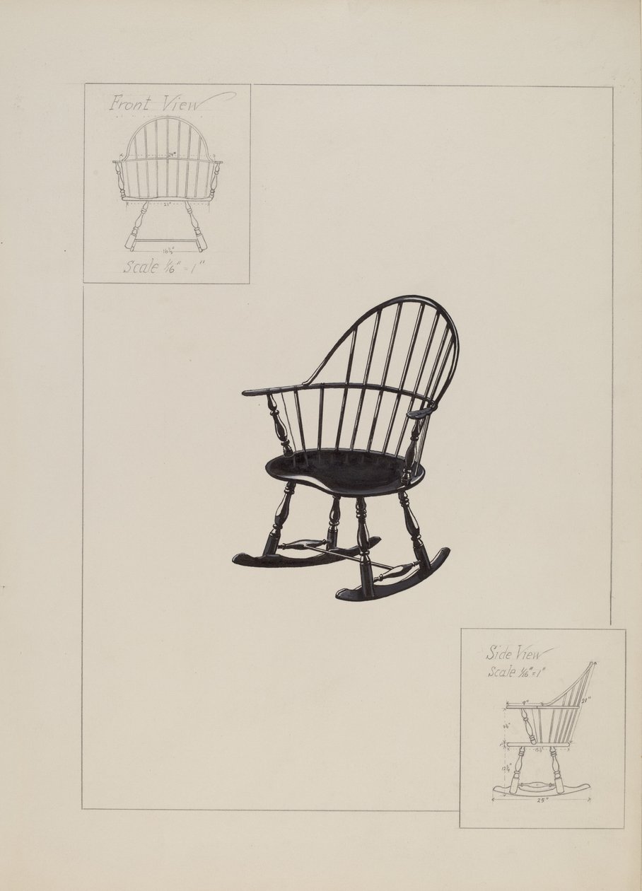 Szék (Windsor) alkotó: American 20th Century