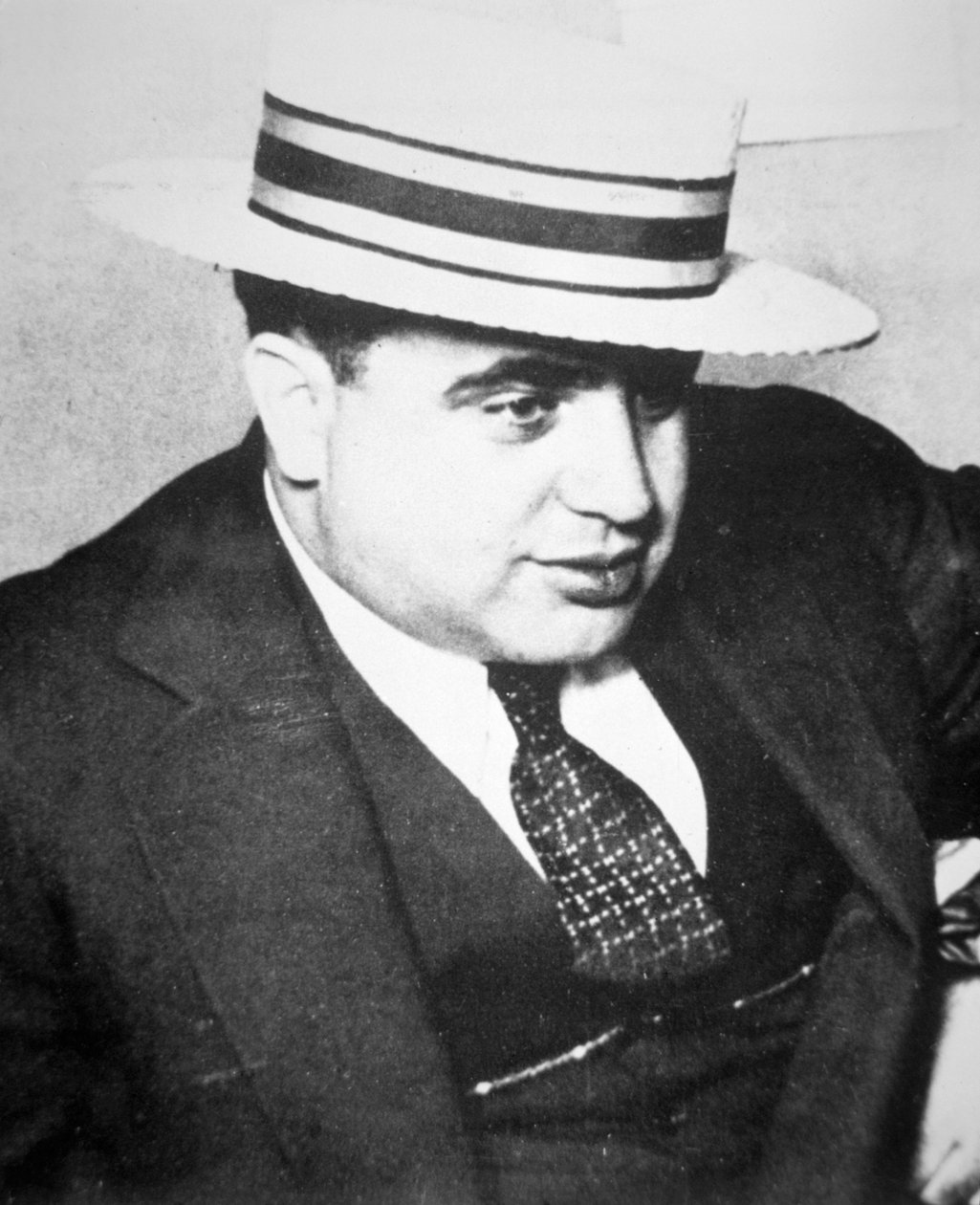 Al Capone (1899-1947) 1928 (f/w fotó) alkotó: American Photographer