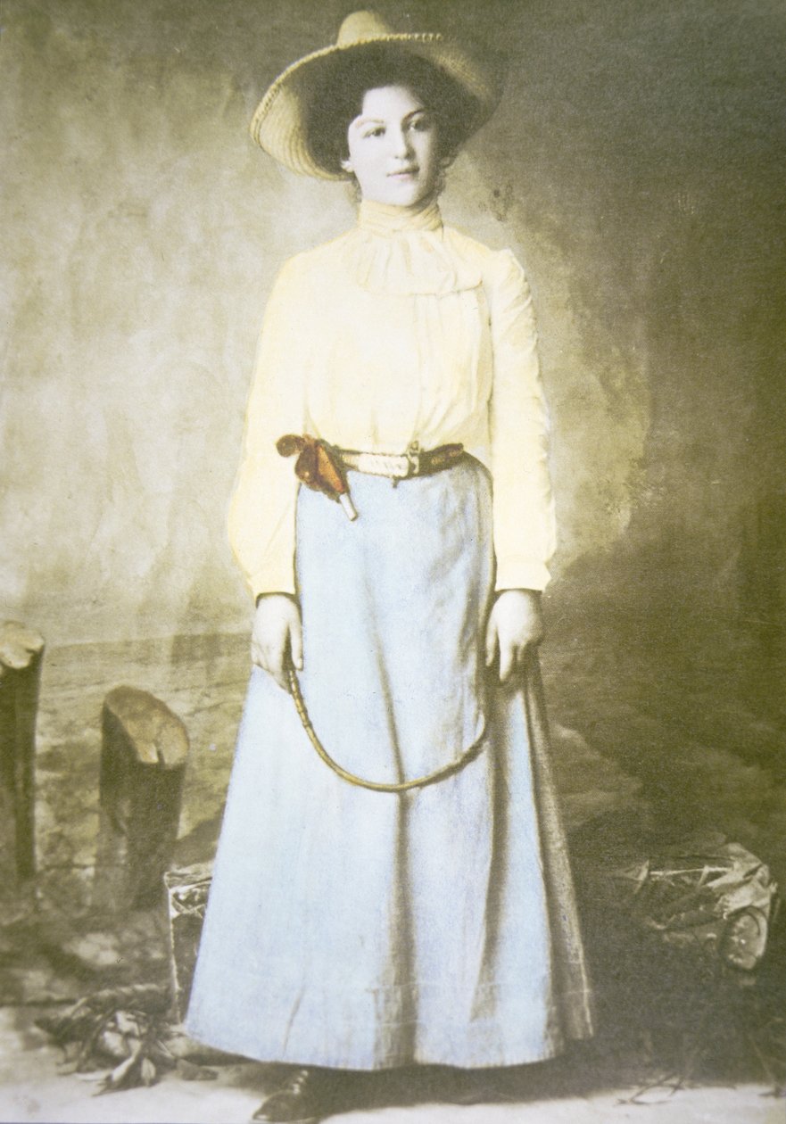 Anna Webb, Kansas, 1880 körül (f/w fotó) alkotó: American Photographer