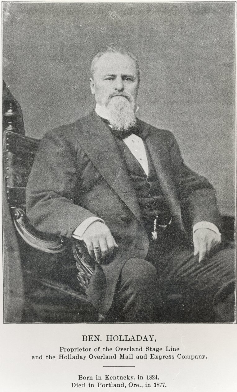 Ben Holladay (1824-77) (f/w fotó) alkotó: American Photographer