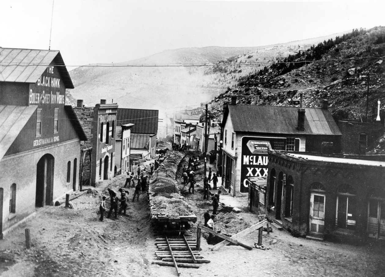 Black Hawk, árvíz, 1895 körül alkotó: American Photographer