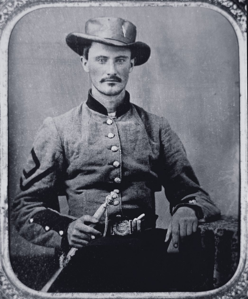 Marmaduke Marshall, a konföderációs hadsereg katonája (f/w fotó) alkotó: American Photographer