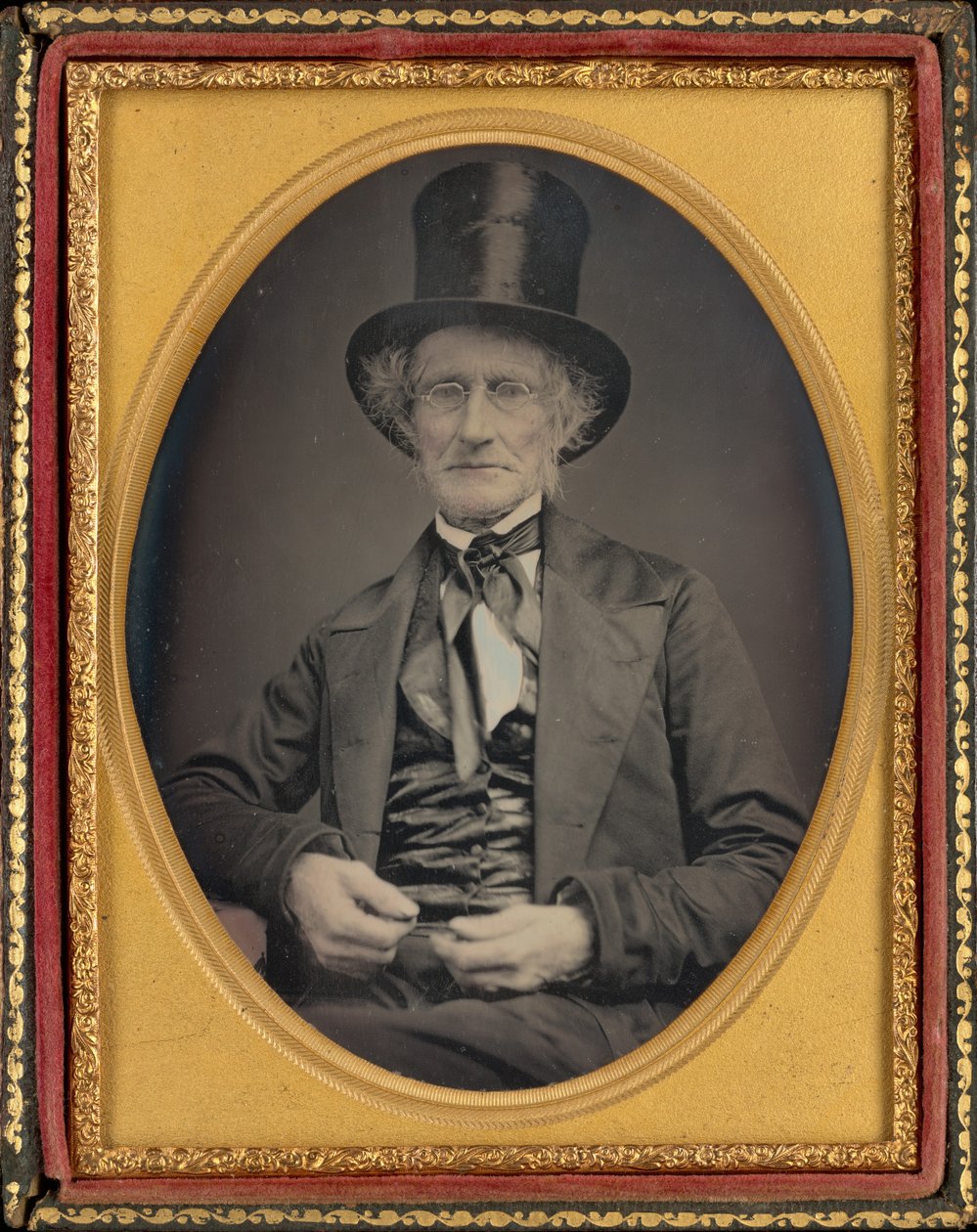 Egy férfi portréja,c. 1850 (fotó) alkotó: American Photographer