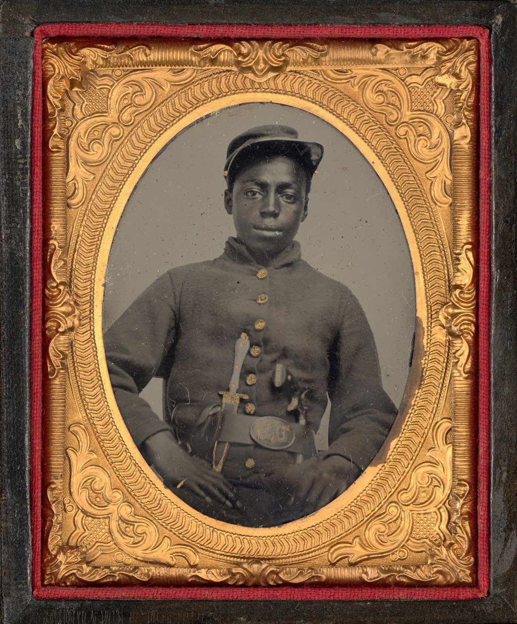 Egy katona portréja,c. 1863 (fotó) alkotó: American Photographer